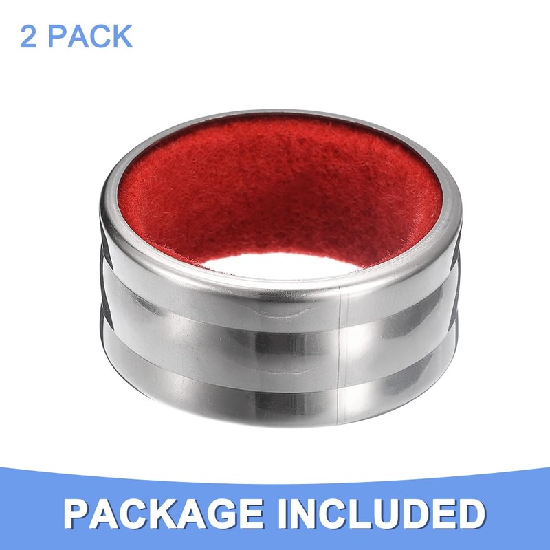 GLOKUUCA Wine Bottle Collars - 2Pack Classy Wine Collar Drip