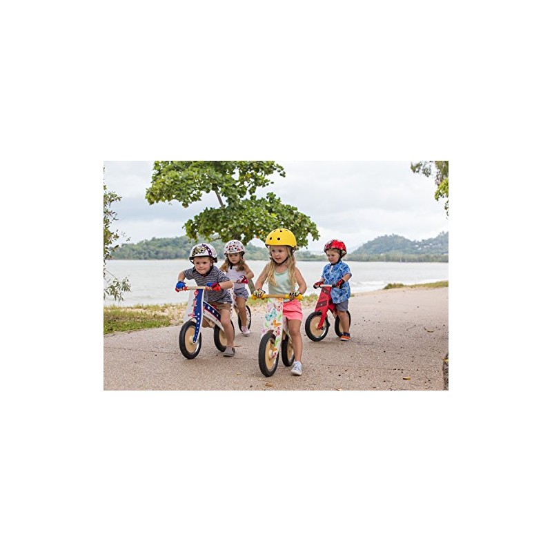 KIDDIMOTO GLV016M Cycling Gloves Neon Green, Size M (5-10 Years)