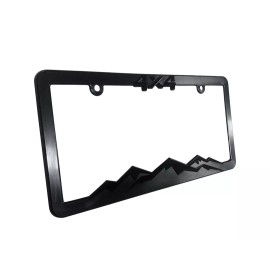 TRD PRO BLACKOUT RAISED LETTER LICENSE PLATE FRAME-4x4-MOUN