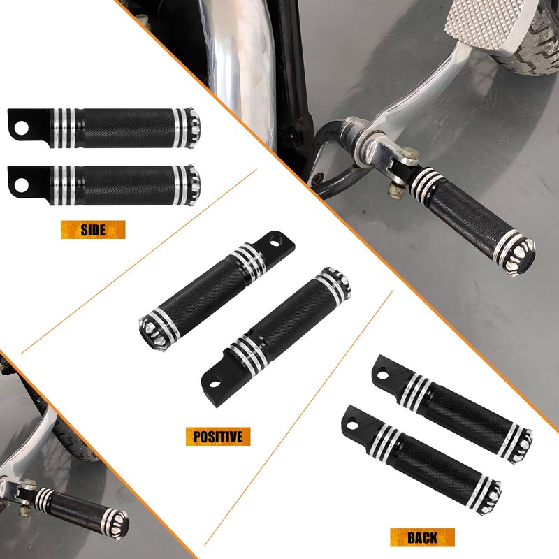 HCmotorku Motorcycle Foot Pegs for Harley Sportster XL883 XL1200 Touring