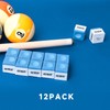 GSE Games & Sports Expert 12-Pack Billiard/Pool Cue Chalks, Billiard