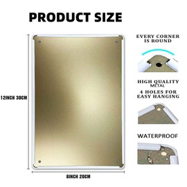 EMOHAT Tin Sign Metal Poster Motorcycle Signs You Don't Stop Riding When You Get Old Metal Tin Signs Home Room Club Bar Wall Decor Metal Signs Motorcycle Garage Rider Gifts for Men 8x12 inches