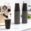 Insulated Disposable Coffee Cups with Lids No straw 12 oz