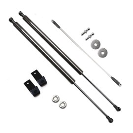 TSUBASA Hood Struts Kit for Acura Integra DE4 DE5 Type S 2023 2024 2025 Bonnet Modify Lift Support Damper Gas Spring Prop Rods (Black Carbon Fiber)