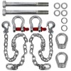 RULLINE Trailer Ultimate Connection Safety Chains Kit - 5th Wheel
