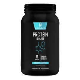 Proteina Isolatada Suplemento Muscle Life 1kg 26 Servicios                                                                                            
