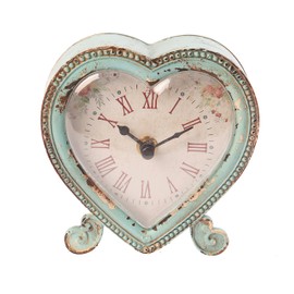 Sass & Belle Boudoir Heart Clock Duck Egg