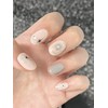 Gray Ribbon Gel Nail / 그레이리본 젤네일
