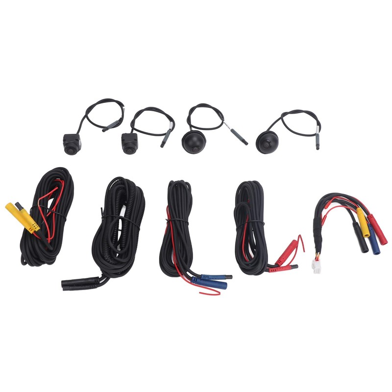 Acouto 360° Panoramic Car Camera System - 1080P HD Front,