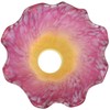 Bieye LS13S Lily Flower Blown Glass Lampshade (Yellow Purple, Opening
