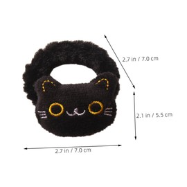 Vaguelly Cute Animal Hair Ties for Women Kawaii Elastic Ponytail Holders Creative Cartoon for Birthdays Parties Daily Use