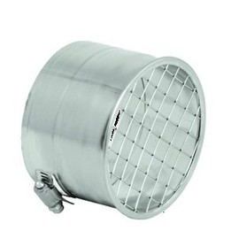 DuraVent FSBS4 4" Inner Diameter - FasNSeal AL29-4C Special Gas Vent Pipe - Single Wall - 23 Degree Bird Screen Termination
