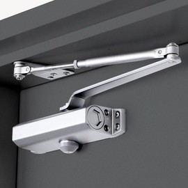 Premium Automatic Door Closer for Entrance & Fire Doors - Adjustable & Silent Straight Type Door Closer