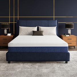 Dyonery 10 Inch Twin Mattress for Kids, Gel Infused Charcoal Memory Foam, Medium Firm Mattress in a Box, Cooling & Breathable, Fiberglass Free, CertiPUR-US Certified, 75" x 38" x 10"