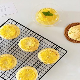 TXDYNLLK Dried Pineapple Slices - Dehydrated Pineapple for Cocktail Garnish, Drinks, Baking, and Fruit Tea - No Sugar, No Sulphur - Edible Pineapple Flowers Snacking 3.53oz(100g)