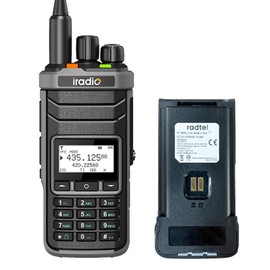 Radtel RT-860 Multi Band Ham Radio HF UHF VHF Dual Band with AM USB LSB CW CB LW MW SW SSB Reception, 1024 Channels, 2000mAh Battery, Type-C Charging (with Extra Battery)