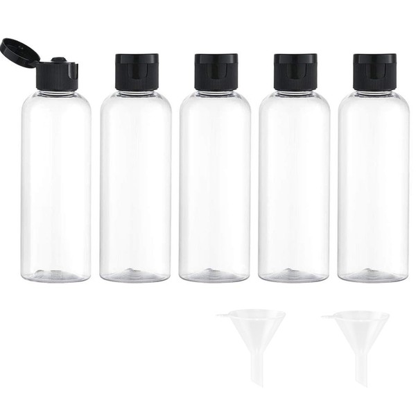100ML Reiseflaschen Set mit Flip Cap (5 Stück) Leere Spender