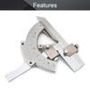 Utoolmart 0-320°Universal Stainless Steel Vernier Bevel Protractor, for Woodworking, Carpenter,