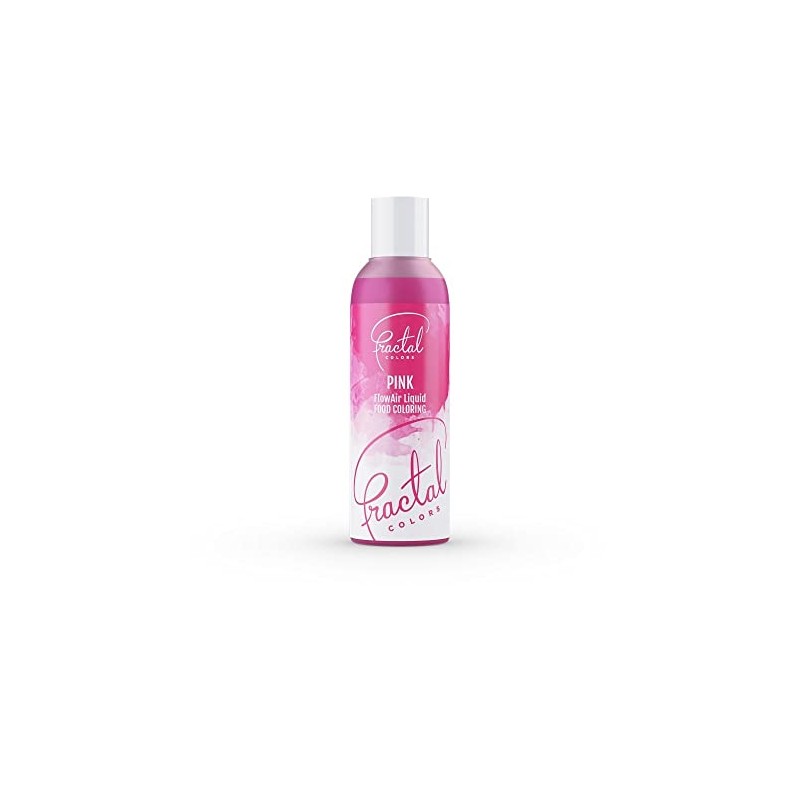 Fractal Colours FlowAir Airbrush Liquid Food Colouring 100ml Pink