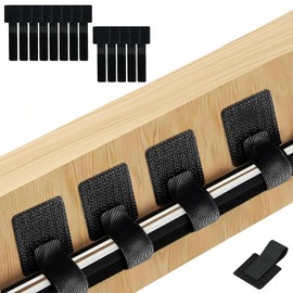 Oiieco Cable Management Under Desk Pack of 30, Cable Holder, Cable Duct Desk, Adjustable Long Cable Ties, Reusable Cable Clip, for Cable Management