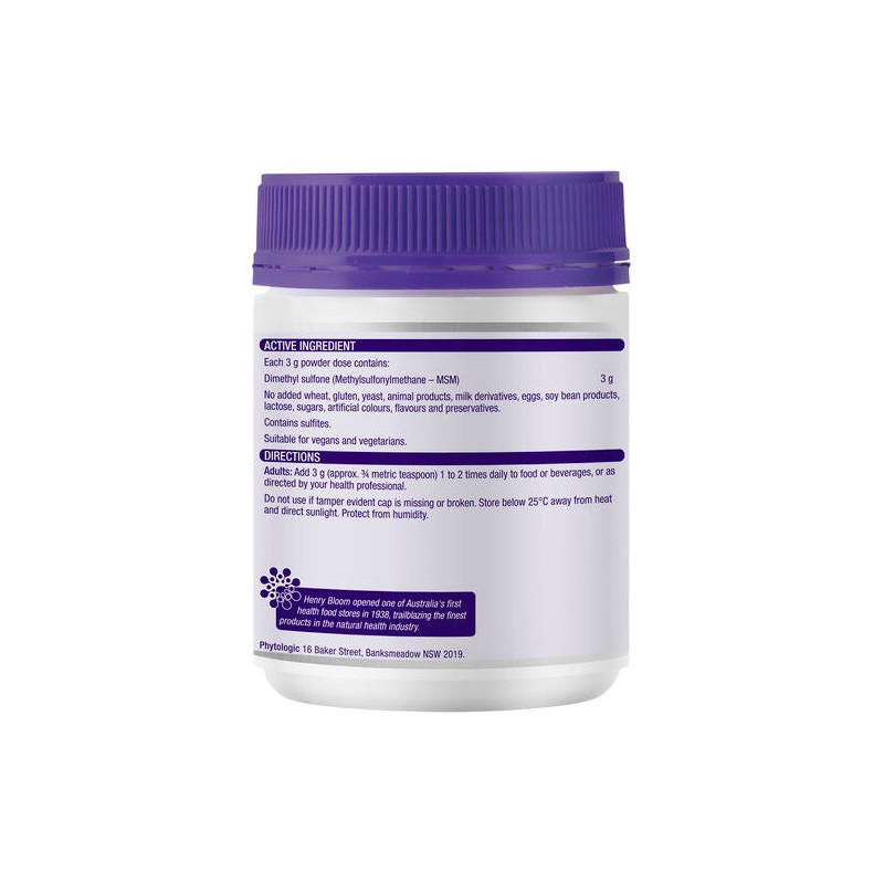 Henry Blooms Msm Powder 300g