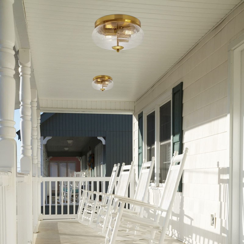 Darkaway Ceiling Light Fixtures Flush Mount Ceiling Light, Indoor Outdoor