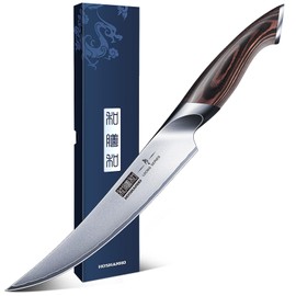 HOSHANHO Boning Knife 6 Inch, High Carbon Stainless Steel Fillet Knife for Fish, Professional Japanese Sharp Kitchen Filleting Knives for Meat Cutting