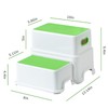 Victostar Toddler Step Stool,2 Kids Step Stool for Bathroom Sink,Baby