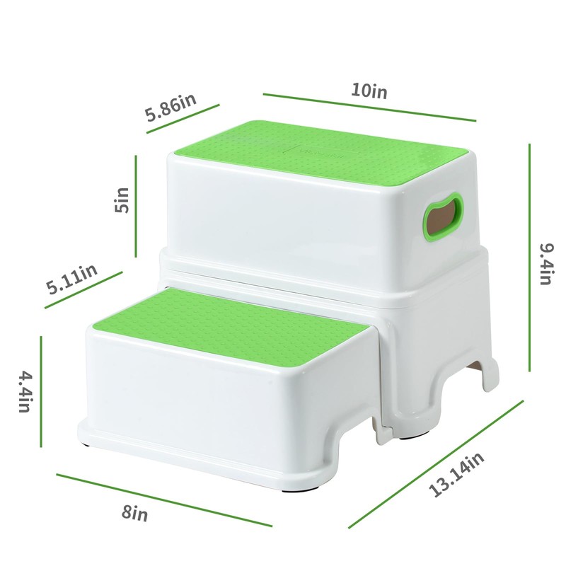 Victostar Toddler Step Stool,2 Kids Step Stool for Bathroom Sink,Baby