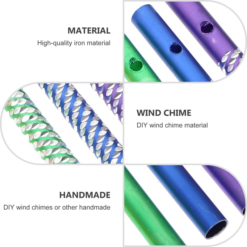 Cabilock 100pcs Handmade Wind Chime Material Wind Chime Making Kit