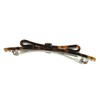 VingTAINE H7047-BR- Tortoise Shell Style Thin Ribbon Barrette Marble Thin