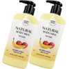 Happy Bath Really Moist Body Milk 400g x 2 Apple