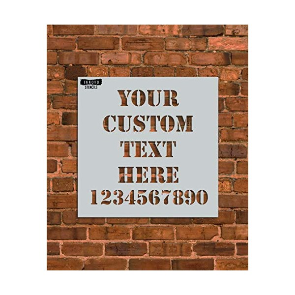 Custom Text Stencil - Customize Your Own Stencil - 3