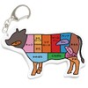 TrendGate Acrylic Key Chain, Meat Part, Illustration, Convenient, Fun, Funny,