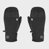 SIROKO Voss Mens Womens Thermal Control Ski Snow Mittens Black