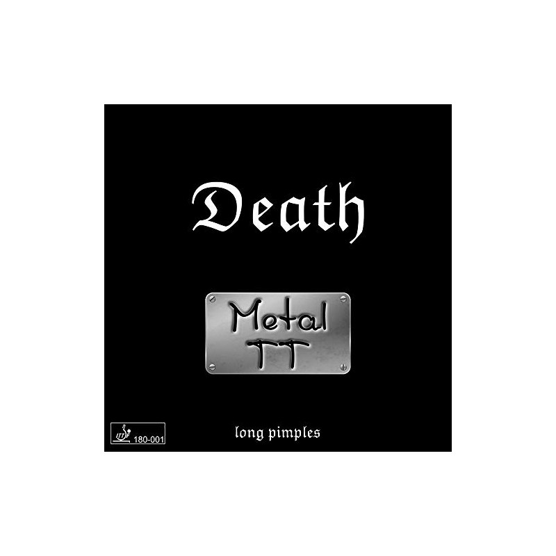 METAL TT Rubber Death (Long Pimple Covering) Options OX, Red