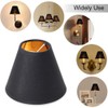 Gadpiparty Black Fabric Lamp Shade Replacement Cone Barrel Lampshade Natural