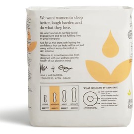 Attn: Grace Moderate Incontinence Pads for Women, 28-Pack - Plant-Based, High Absorbency, Breathable - Incontinence Pads for Moderate Bladder Leaks & Sensitive Skin