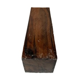 Rose Macassar Ebony Hardwood Blank 2x2x12 Inch Lumber for Craft Woodworking Projects Knife Handles Door Knobs Lathe Woodturning Gift Idea