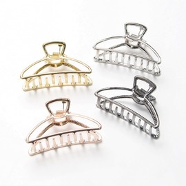JZK 4 x Metal Hair Clips for Women and Girls