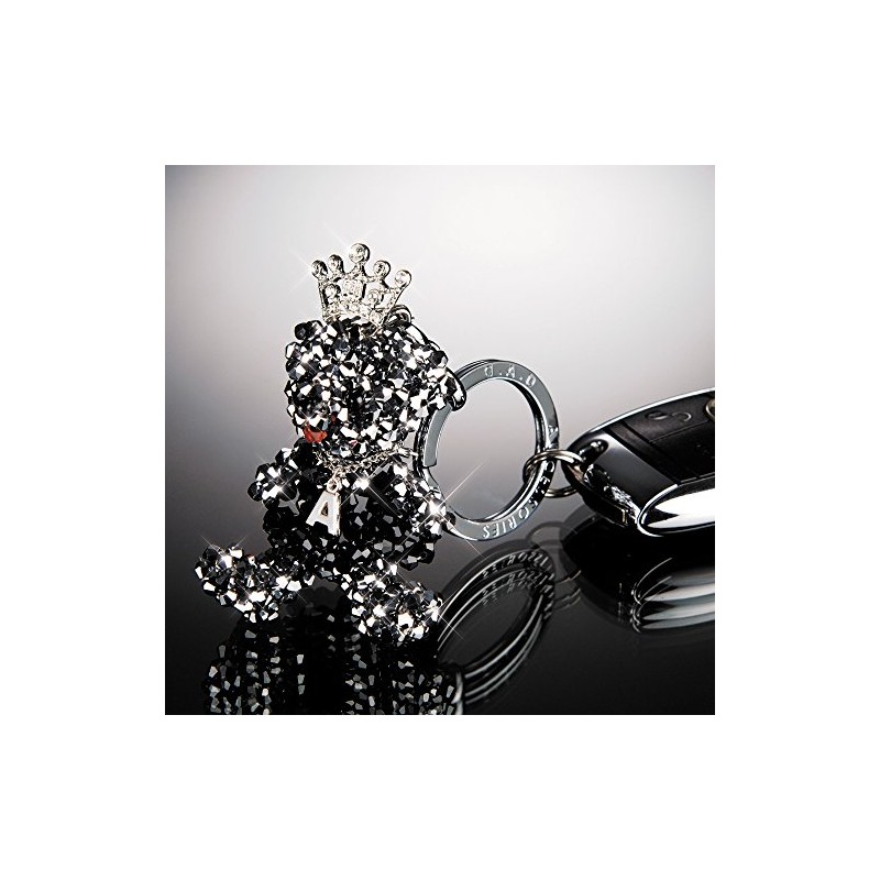 ギャルソン DAD クリスタル ベア キーリング 【クイーン】 シルバー SA821-01 D.A.D