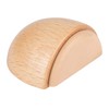 LouMaxx Wood Door Stopper, Set of 2, Beech, Floor Mount,