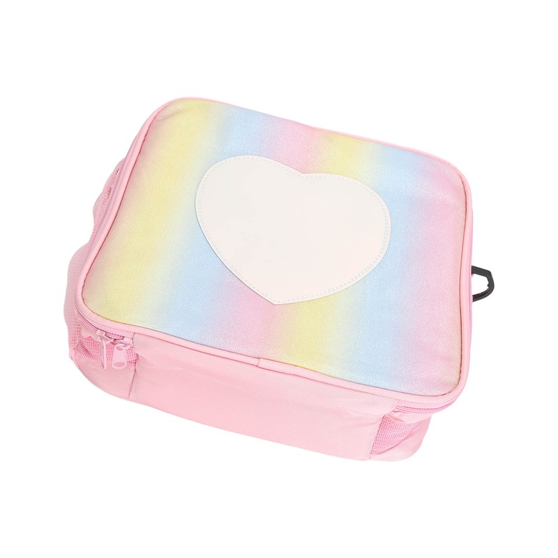 Lunch Bag Small Lunch Box Gradient Pink Reusable Leakage Proof