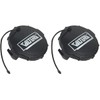 Valterra 1216.1015 Products, Inc. T1020 3" Black Termination Cap with Bayonet Hook (Pack of 2)