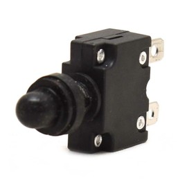 Generic Carling Boat Push-to-Reset Circuit Breaker | w/Boot 10A 125-250 VAC