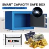 Bostra Fireproof Safe Box with Sensor Light & Fireproof Bag,
