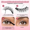 Pestañas Postizas 14 pares, Pestañas Postizas Kit Completo Dramático y