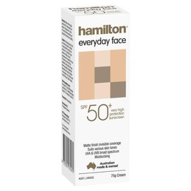 Hamilton Buy Hamilton SPF 50 Plus Everyday Face Cream 75g Online