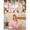 KORSIS Pajamas Set Womens 2 Piece PJS Lounge Sleepwear 3/4