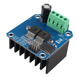 Jopto BTS7960 43A High Power Vehicle Driver Module Current Limiting, Motor Drive Module Board Module, Double BTS7960 High Current H Bridge Driver 43A for Smart Car